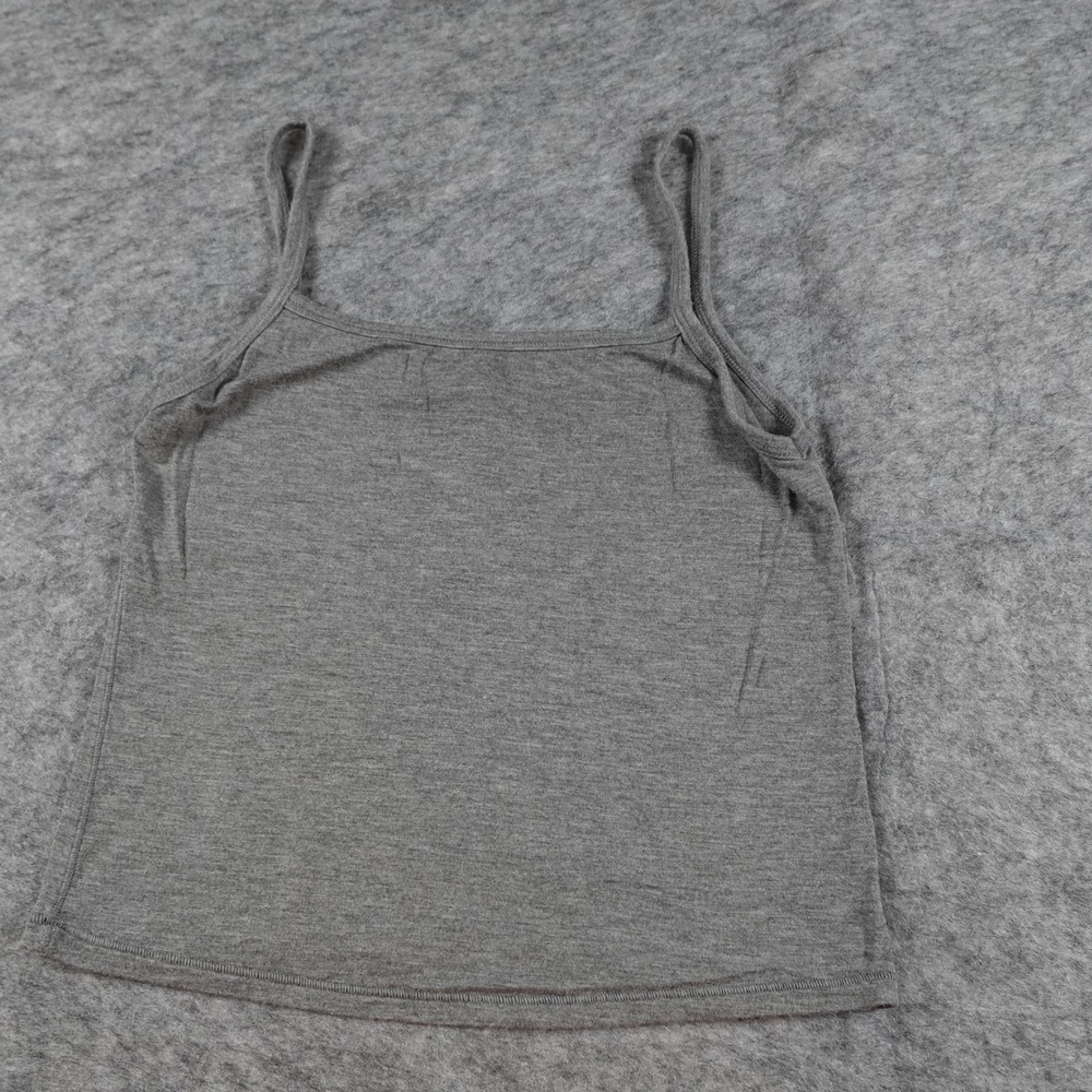 Skims Cami Womens Large‎ Gray Tank Top Cropped Casual Minimalist